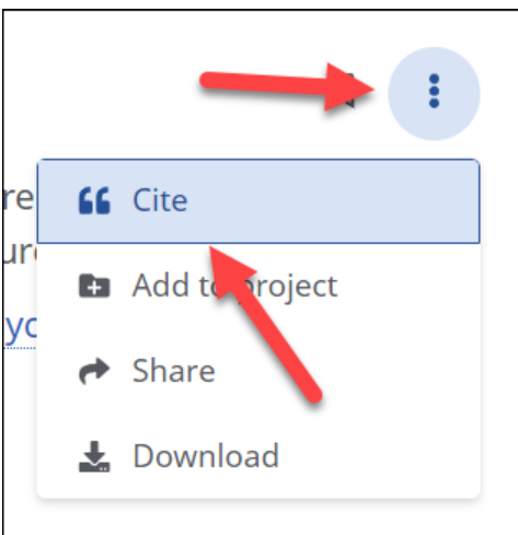Using Built-In Library Citation Tools