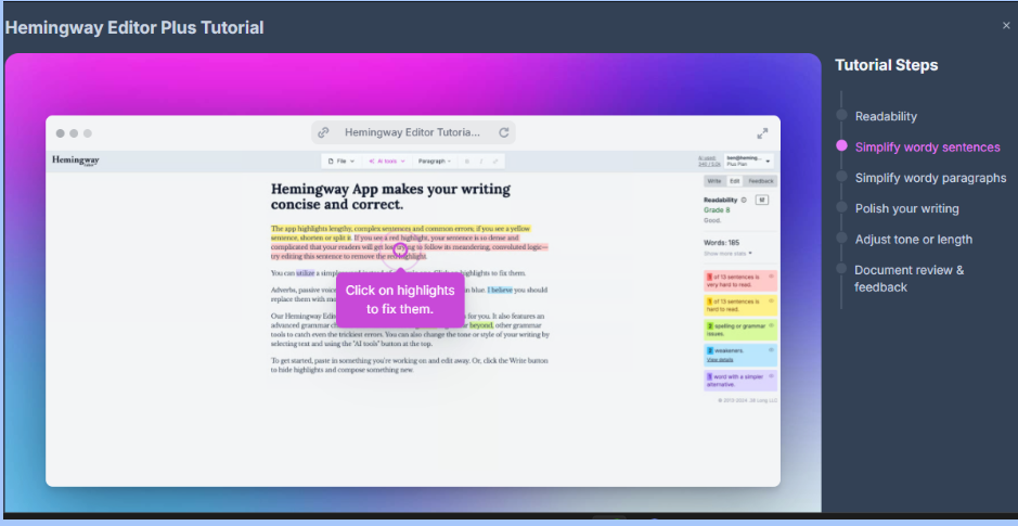 Hemingway Editor: The Clarity and Readability Expert